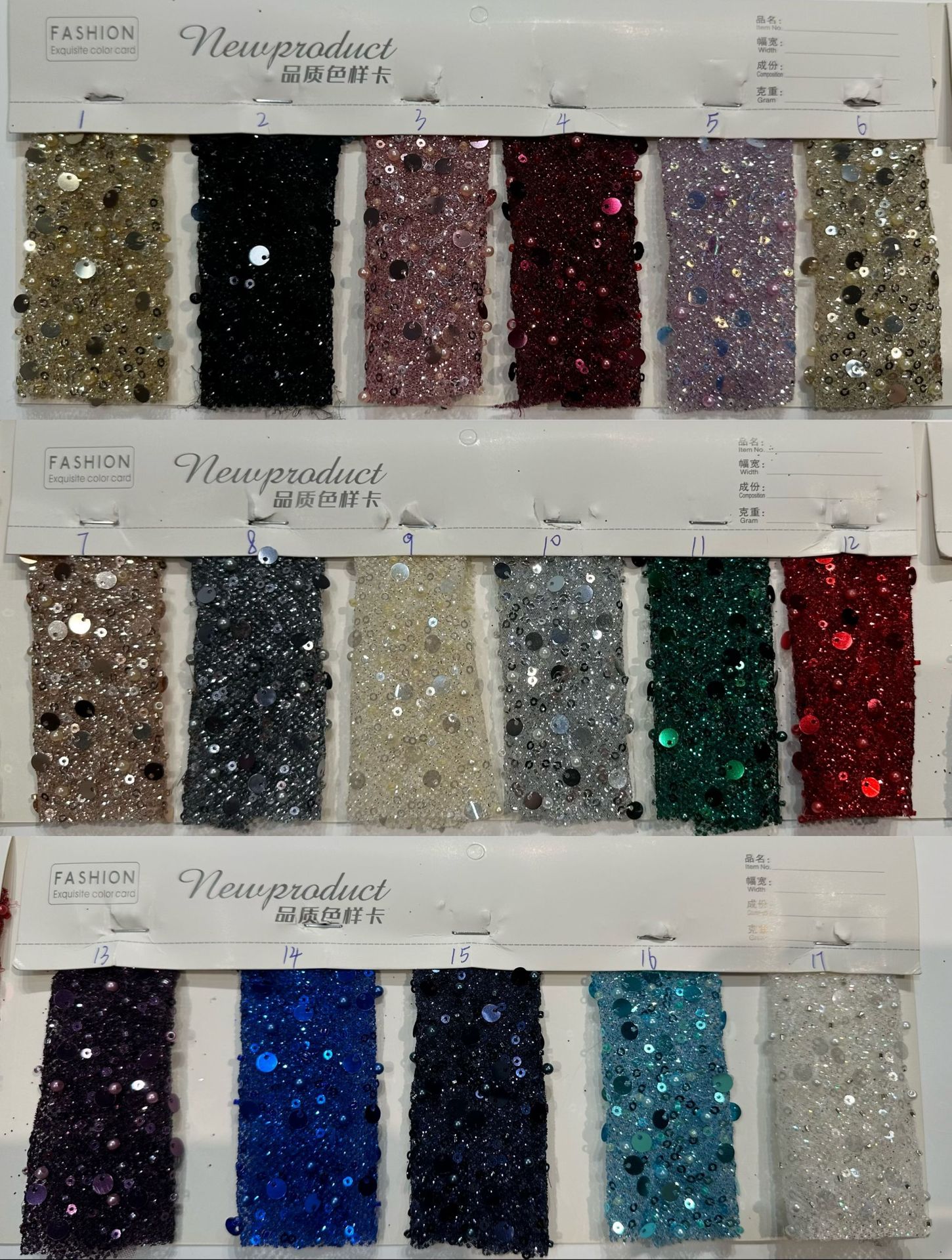 Fabricantes de comercio exterior transfronterizo punto bordado de polvo de polvo brillante tela vestido de boda ropa de moda tela