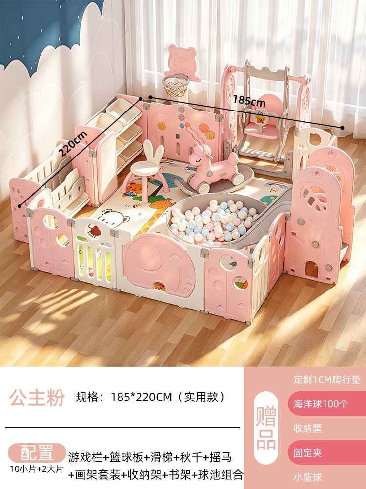[barrera de juego para bebés barrera de protección infantil interior barrera de seguridad para niños en el suelo para el parque]