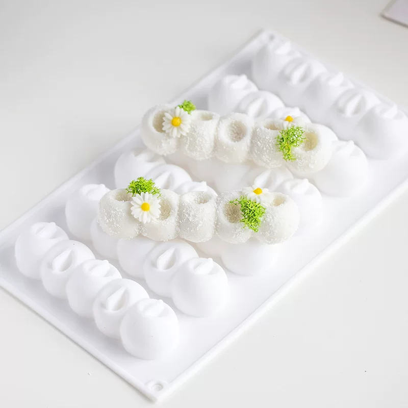Hanxin DIY торт шестисерийный торт суши мусс маленький ромашковый декор силиконовая белая форма