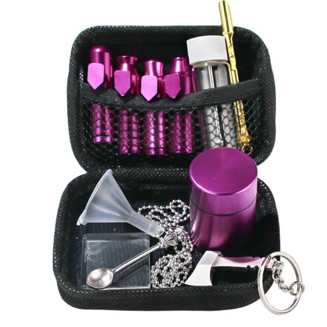 Snus Smoking Accessories Portable Snus Bottle Set Metal Pipe Set Tool Bag Kit Snus