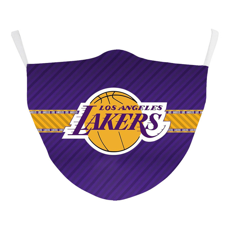 Máscara antipolvo de fútbol de la NFL impresa en 3D Baloncesto de la NBA Lakers Fire Brave Nuggets Impresión Máscara protectora 3D Fija Z