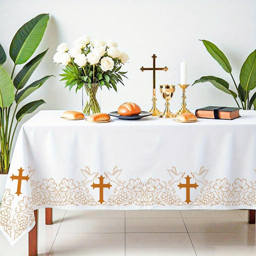 Nuevo manto de mesa de Navidad árbol de Navidad muñeco de nieve alce impresión digital manto de mesa transfronteriza amazónica decoración festiva image 29