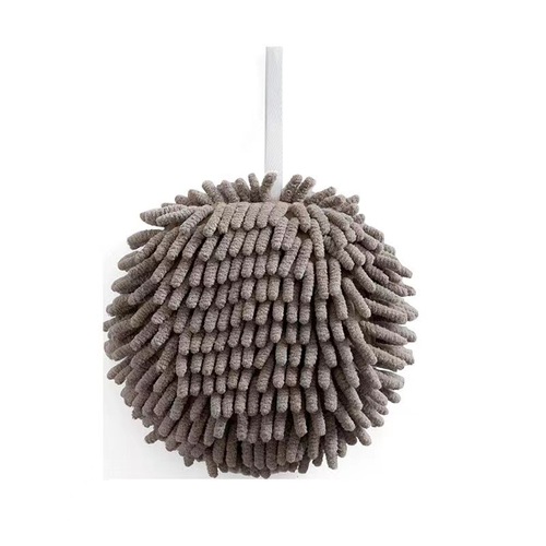 Japanese chenille hand ball can be hung home kitchen bathroom hand towel absorbent water ball quick-drying hand towel