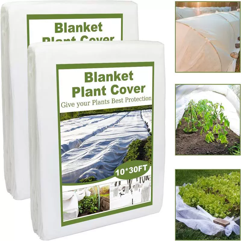 Защитное покрытие от мороза для растений Amazon, нетканый материал, ткань для защиты от холода, зимнее покрытие для защиты овощей от мороза, теплоизоляция для зеленых растений