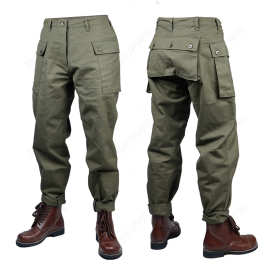 ZWJPW/美式HBT USMC P44 长裤休闲复古工装宽松Vint复刻影视道具