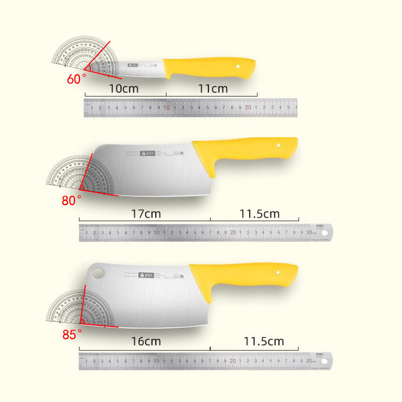 Cuchillo afilado dormitorio cuchillo de cocina cuchillo de corte de cocina hogar corte de carne cocina mango amarillo precio ultra rápido Huiqing corte de verduras Ju