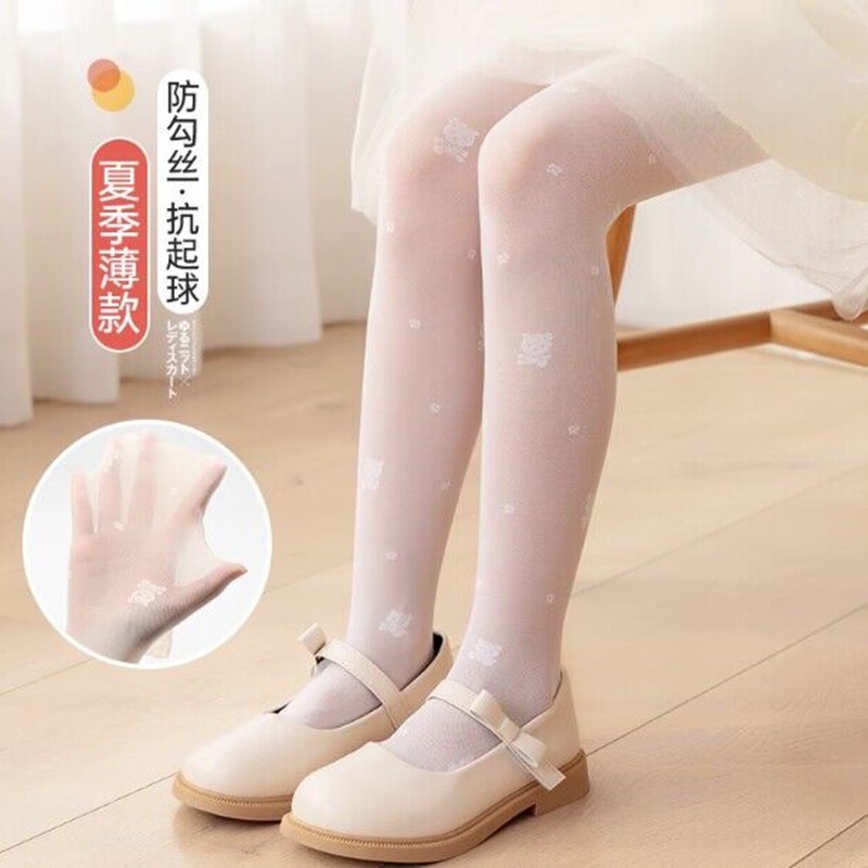 children's summer thin tights