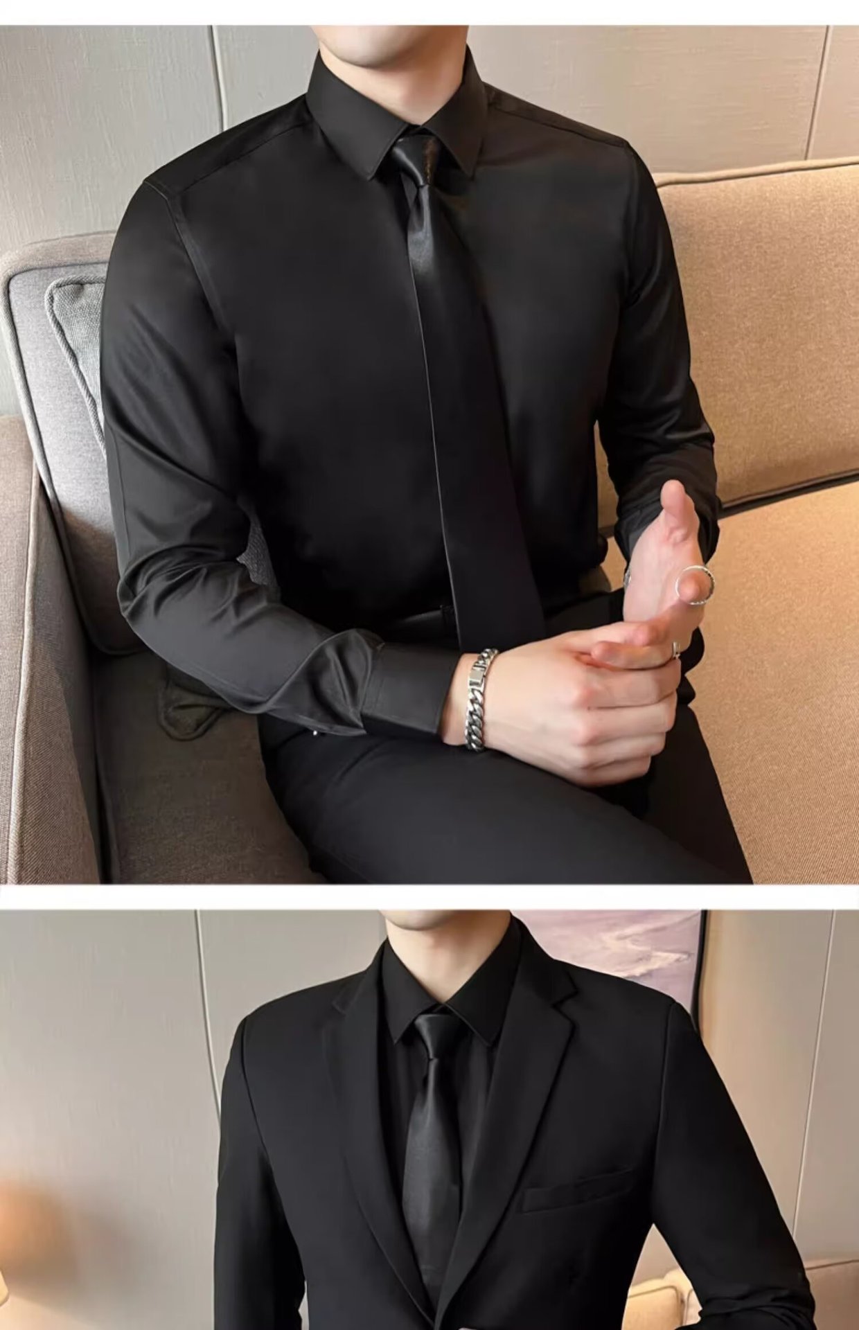 Men's Slim Fit Blazer Jacket - Lightweight Business Casual Single Breasted Suit For Wedding Office Formal Occasions_viptrois.com