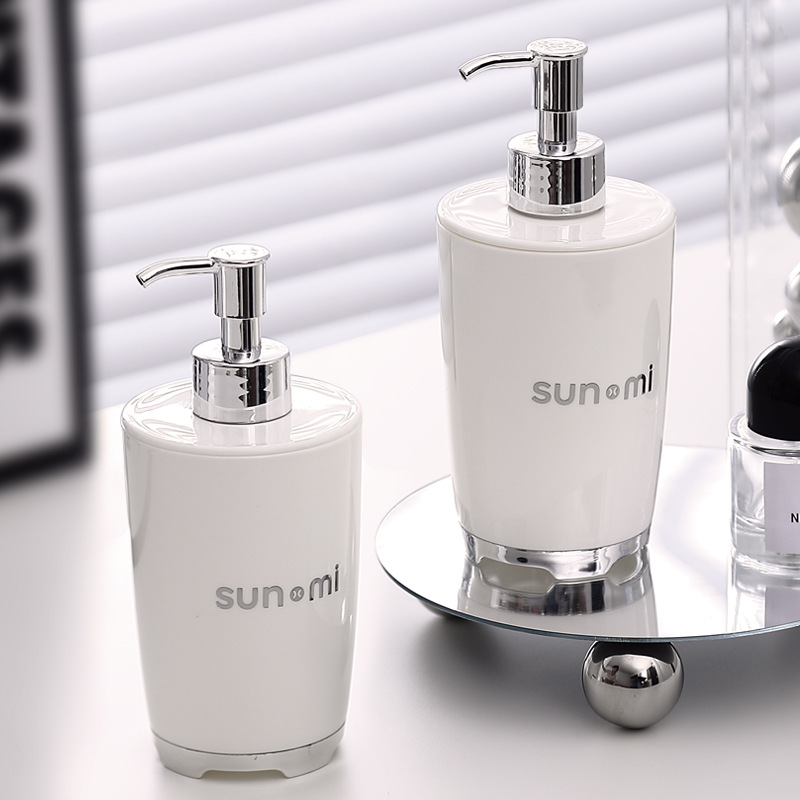 Bottled Push-on Body Soap Shampoo Hand Soap Lotion Bottle Empty Bottle Portable Plastic Lotion Storage Bottle