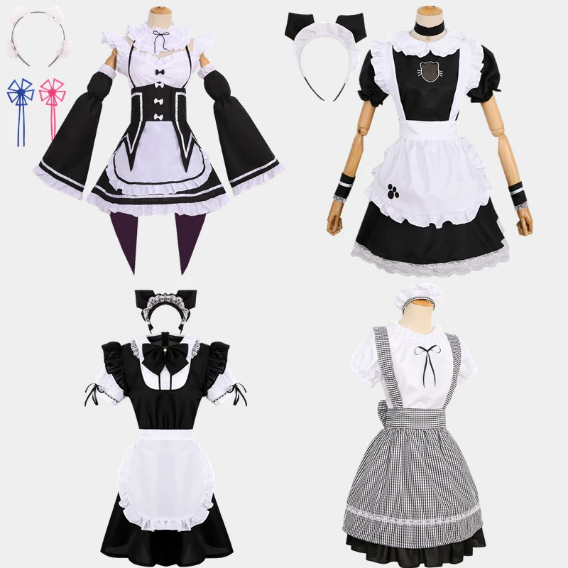 Cute uniform, cosplay, Lolita style