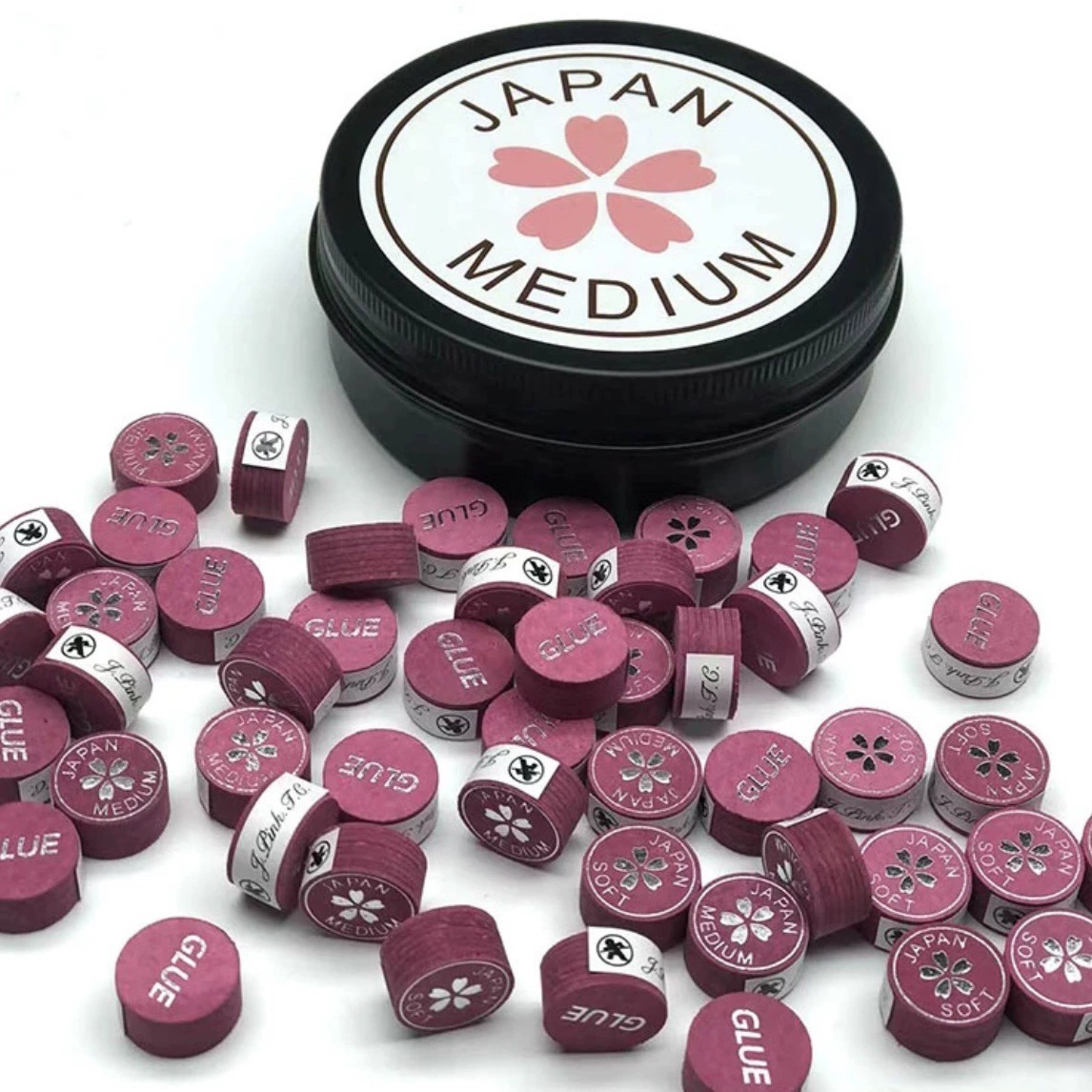 Sakura Кожа головка 14MM Большая голова с девятью мячами Бильярд Бильярд