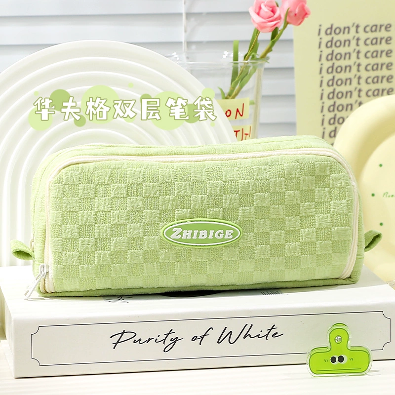 Double-layer capacious high quality pencil case, 32x, 2023 collection, for secondary school