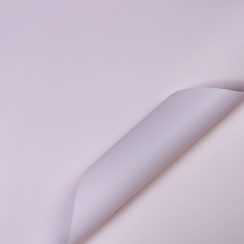 Papel liso coreano mate Papel de embalaje de ramo de color sólido coreano Papel de embalaje de flores impermeable de alta calidad Materiales de floristería