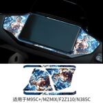 七龙珠适用九号M95C+/N385C/F2z110P仪表贴纸电动车手把套改装贴