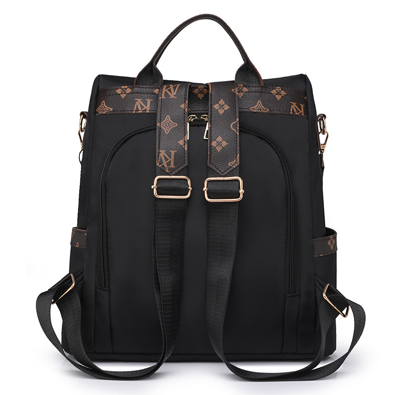 Transfronterizo al por mayor 2024 verano nuevo estilo coreano damas mochila antirrobo moda salvaje mochila de viaje de gran capacidad