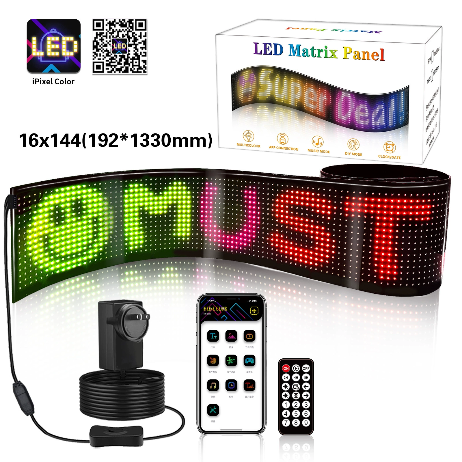 Гибкий LED экран LED-экран Bluetooth рекламный экран ультратонкий водонепроницаемый DIY магазин вывеска экран LED экран с наклейкой экран новые продукты