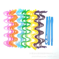Яичный рулет Water Ripple кудрявые волосы Stick Magic Roll DIY ручной кудрявые волосы артефакт не повреждает кудрявые волосы 45 см (24)