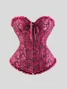 Deep rose red lace
