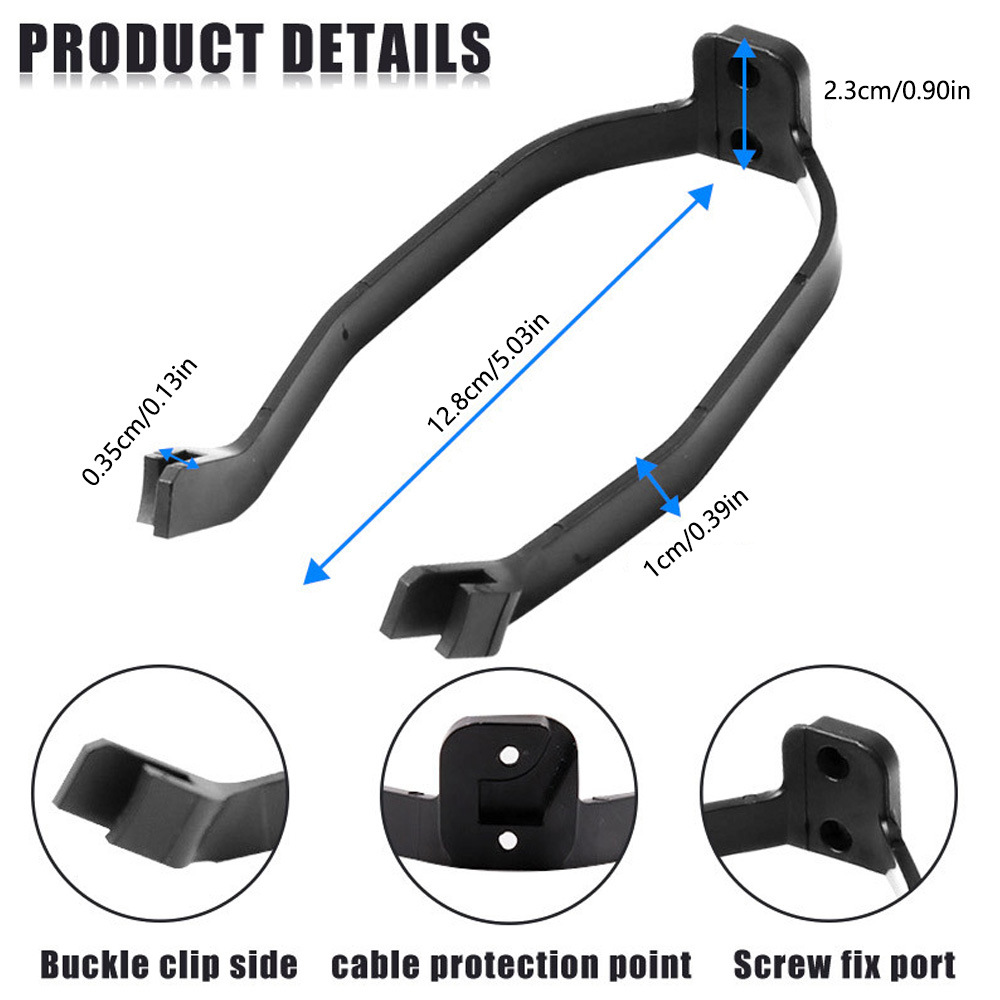 Rear Fender with Folding Hook Bracket Taillight for Xiaomi M365 Pro 1S Electric Scooter