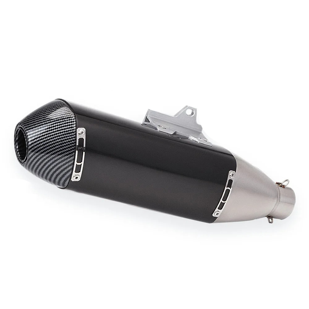 Off-Road Motorcycle Modified Tailpipe Exhaust Pipe Stainless Steel Pipe Aluminum Bracket Exc Crf150 Exc Wr450