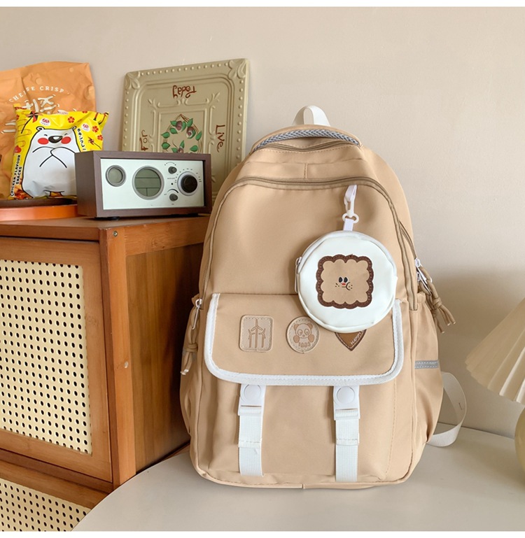 Kids Backpacks New Junior High School High School School Pink Girl Junior High School High School Student Backpack_voghion.com