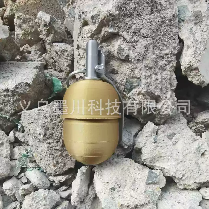 Граната военная серия 3D-печатной мировой войны образец мира без металла