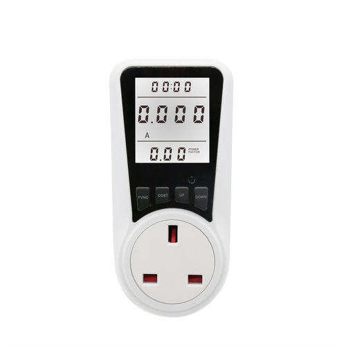 Backlight Home Smart Electric Energy Meter Power Voltage Current Billing Measurement Socket