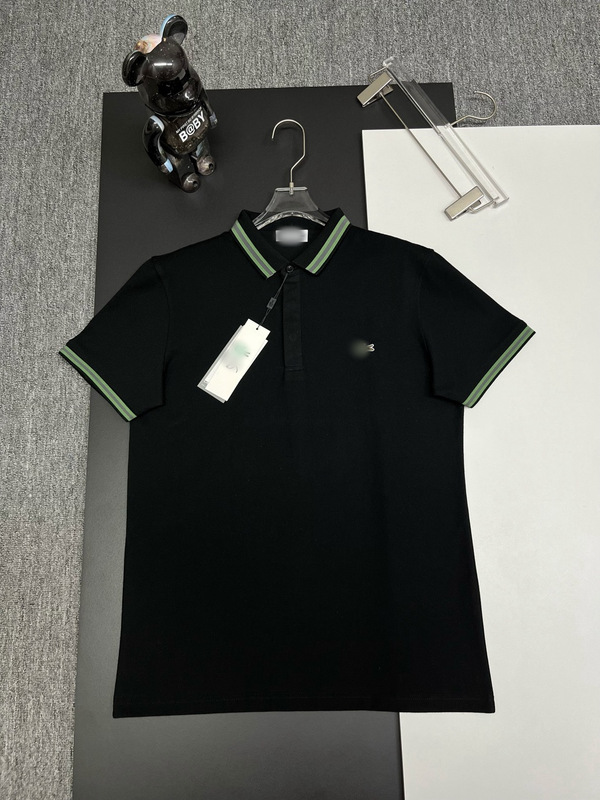 フィッシュポロシャツメンズ 2025 新しいコットンラペルトップビジネスカジュアル半袖 Tシャツ|undefined