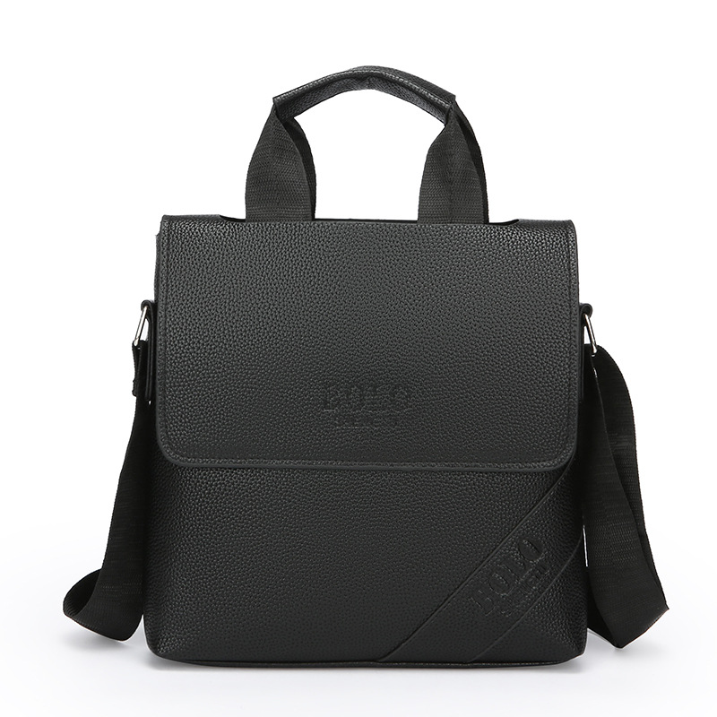 2025 New men's vertical bag, single-shoulder crossbody bag, business commuting briefcase, trendy and fashionable men's bag for work undefined