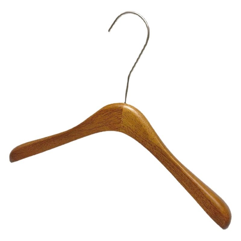 Tienda de ropa tienda de ropa especial para mujeres percha de ropa pantalones clip de nogal de madera maciza percha antideslizante de madera al por mayor