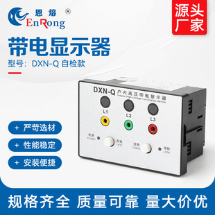 帶電顯示器DXN-Q自檢戶內高壓帶電顯示器GSN孔102*72核相自檢驗電
