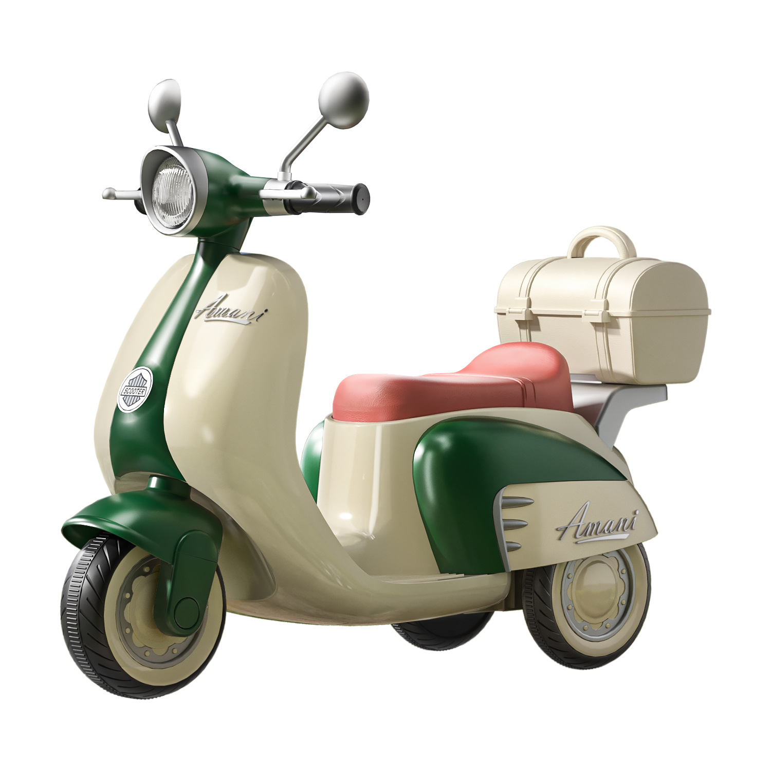 Motocicleta eléctrica para niños, triciclo recargable, coche de juguete de control remoto para bebés para hombres y mujeres, coche de batería para personas de doble accionamiento