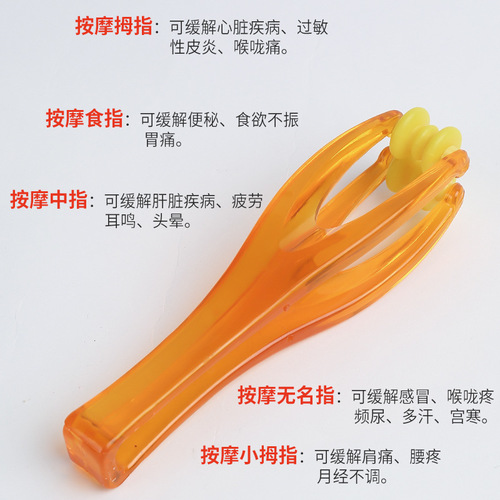 Hand joint roller type hand relief elastic massage clip mouse hand massager multifunctional finger massager