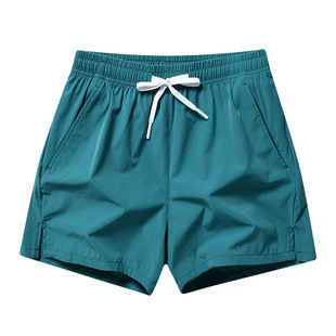 New Shorts Men's Quick-drying Loose Three-point Sports Casual Pants All-match Thin Ice Silk Beach Pants for Running Outer Wear