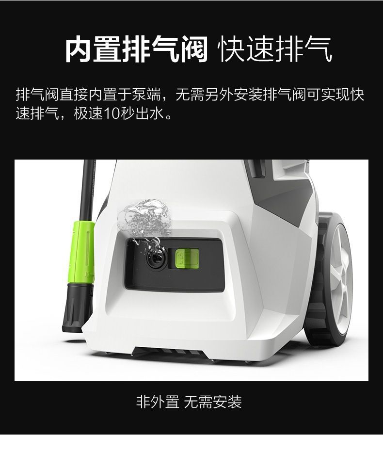 Greenfield Gundam Car Washer 220V High-Pressure Household Car Foam Brushing Water Pump Cleaning Machine Magic Car Wash Water Gun