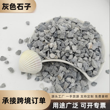 厂家批发灰色砾石卵石造景园林庭院铺路装饰用浅灰色石子水洗石子