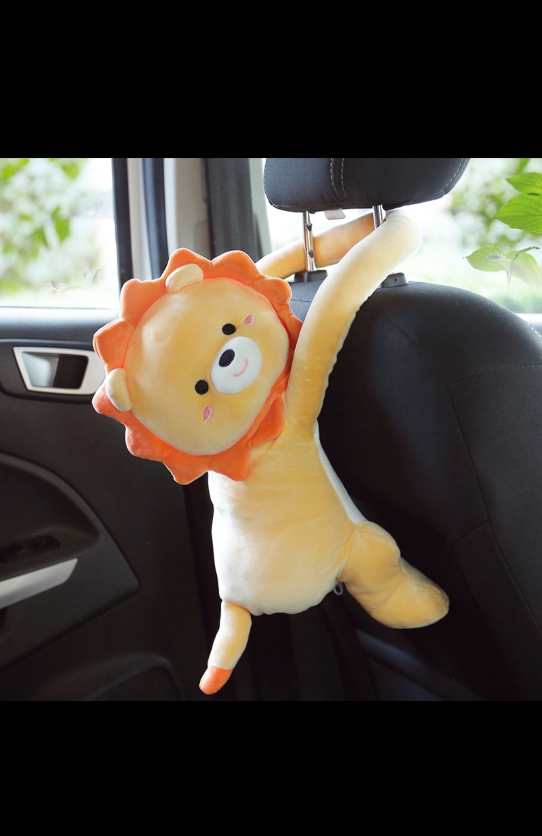 2022 Tigre año creativo coche caja de pañuelos coche colgante coche Super lindo papel bombeo decoración suministros