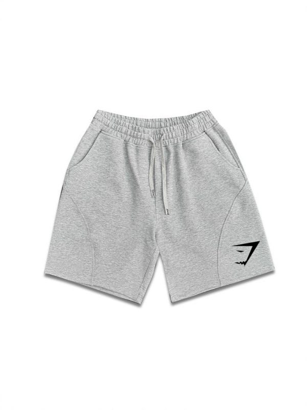 GYMSHARK フィットネス ショーツ メンズ アメリカン レトロ ストレート エッジなし 膝丈 3点パンツ コットン マッスル シャーク|undefined