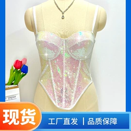 吊带背心;鱼骨胸衣、马甲式文胸;塑身上衣