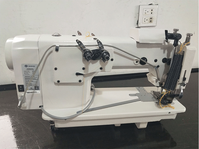 Directo de fábrica 3800 cadena sola aguja doble tres aguja plana máquina de coser industrial máquina de coser de accionamiento directo equipo de costura