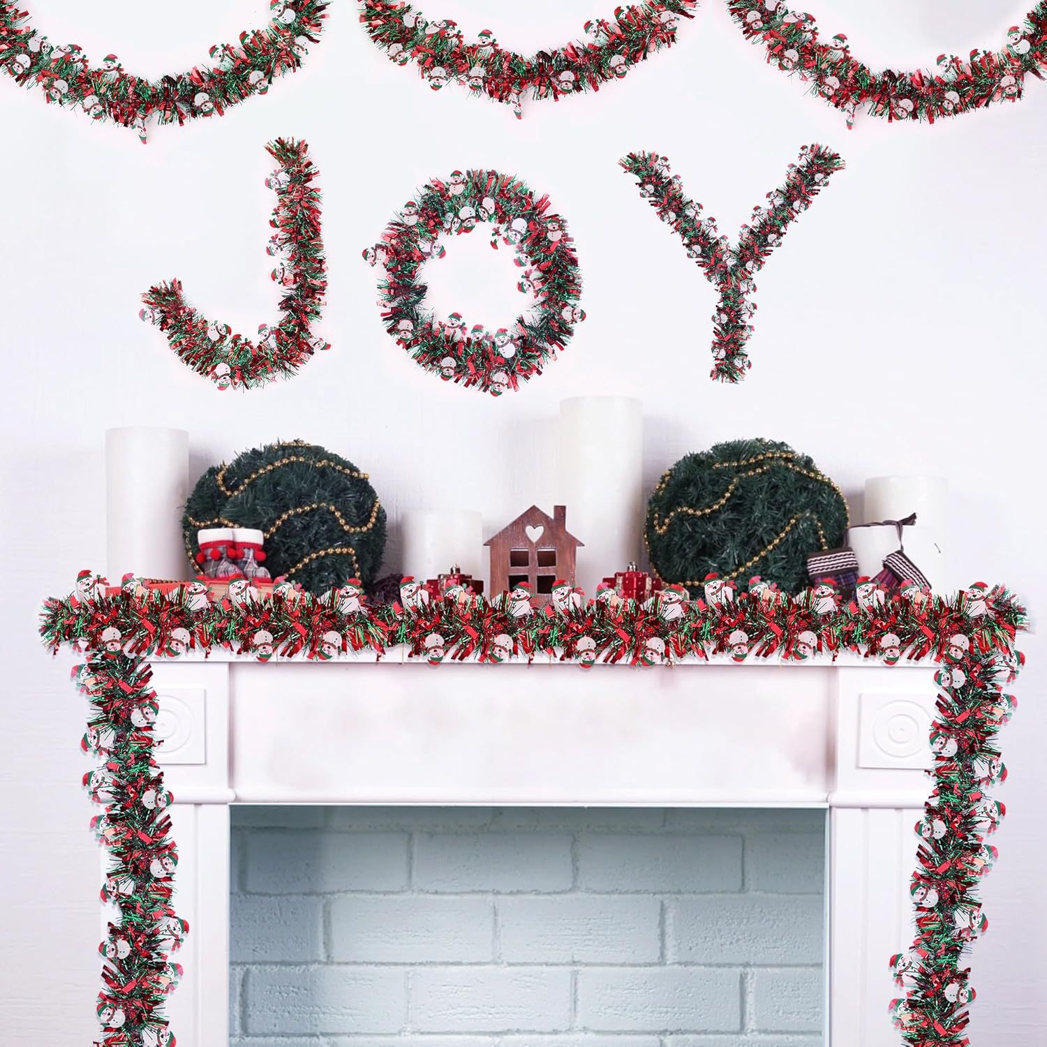 Transfronterizo Amazon explosión Navidad decoración de diseño rojo y verde espuma muñeco de nieve pan de jengibre hombre de Navidad calcetines de color cifrado