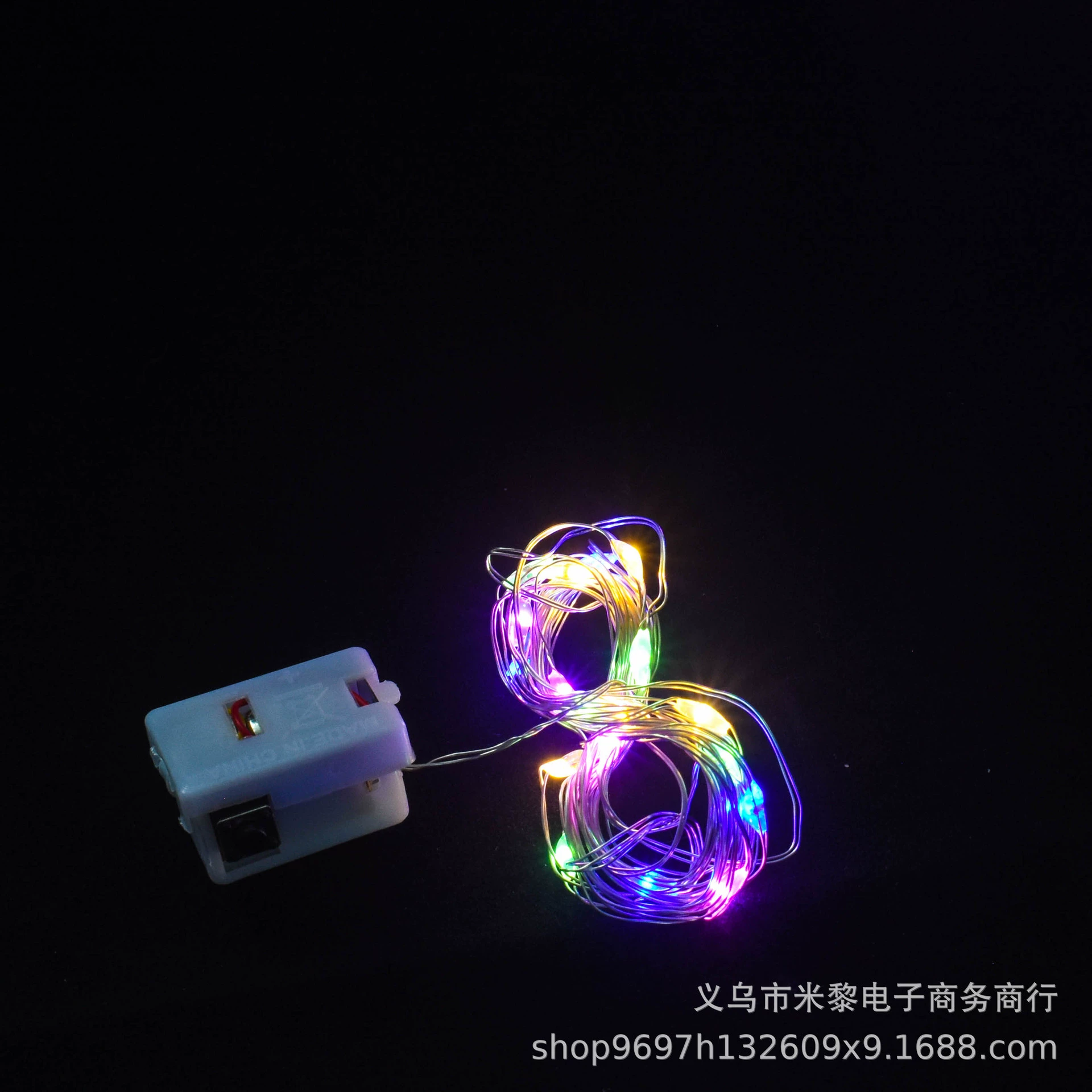 LED-гирлянда 0,5–3 м с батарейным блоком и выключателем, тёплый белый и цветные