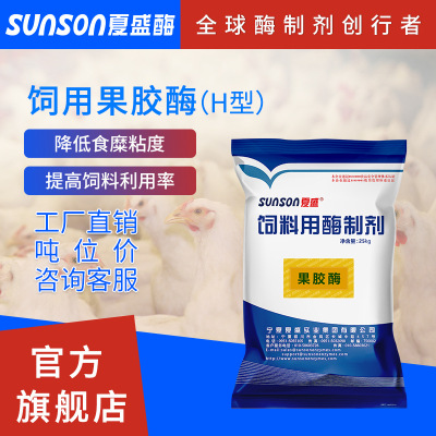 夏盛固體飼料級添加劑提高飼料利用率生物酶制劑廠家 果膠酶H型