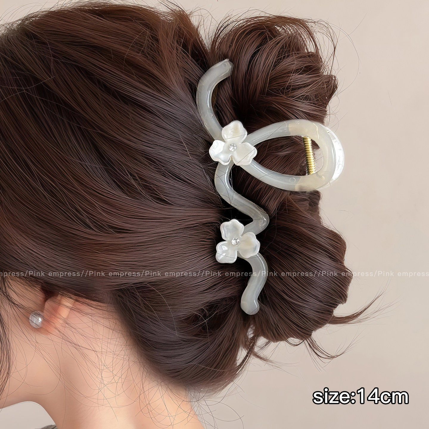2026 nuevo clip de agarre de alto nivel lindo coreano cabeza trasera clip de cabello toque de cabello gran exquisito clip de tiburón clip de cabello image 177