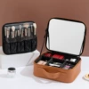 ᲚCoffee Large PU Leather-[Thick Full Screen Mirror]ლ