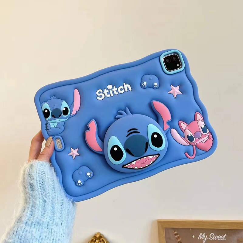 Stitch Stand Compatible with Apple Mini6 Silicone Soft Case iPad Air 4/5 Samsung A9+ Full Coverage iPad Tablet Stitch Stand Compatible with Apple Mini6 Silicone Soft Case iPad Air 4/5 Samsung A9+ Full Coverage iPad Tablet