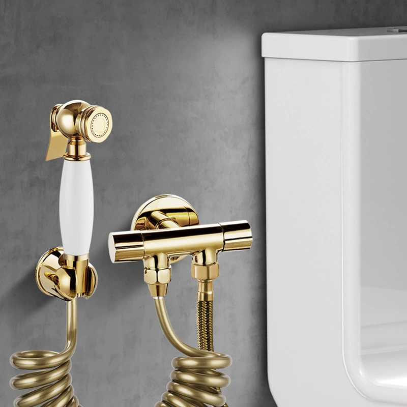 Французская медная ванная комната высокого давления чистящий душ