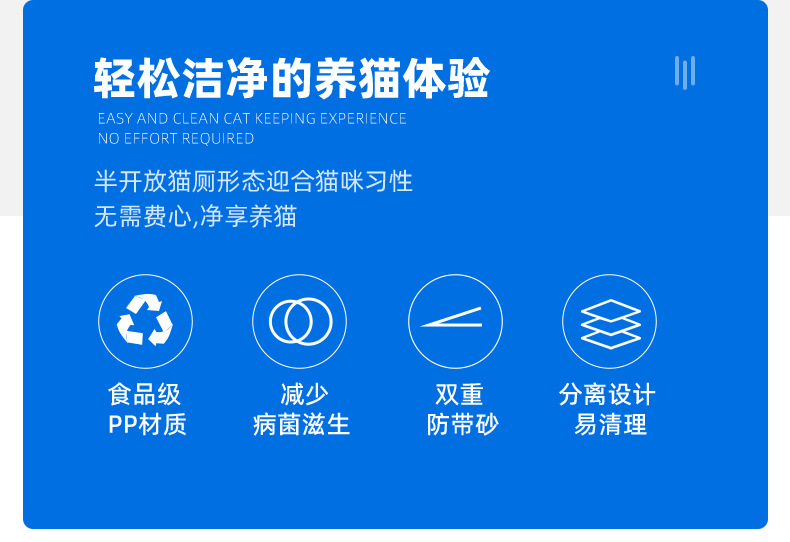 大号全封闭猫砂盆折叠抽屉式除臭猫厕所防外溅猫咪用品厂家直销详情12