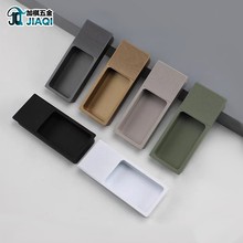 现代简约嵌入式挖槽安装衣柜橱柜抽屉柜内嵌柜门小拉手