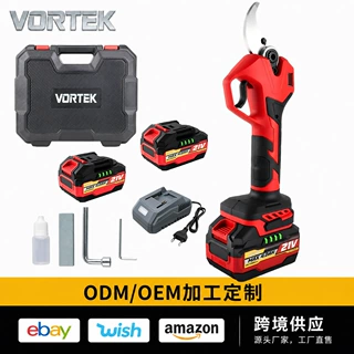 新款锂电剪刀园林电动修枝剪果树树枝剪粗枝电剪户外无线便携电剪